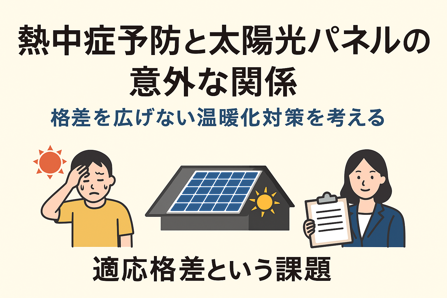 熱中症予防と太陽光パネルの意外な関係